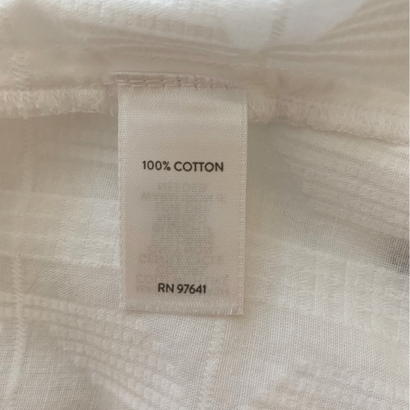 J. Jill White Textured Button Front Blouse - 3X - Picture 6 of 8